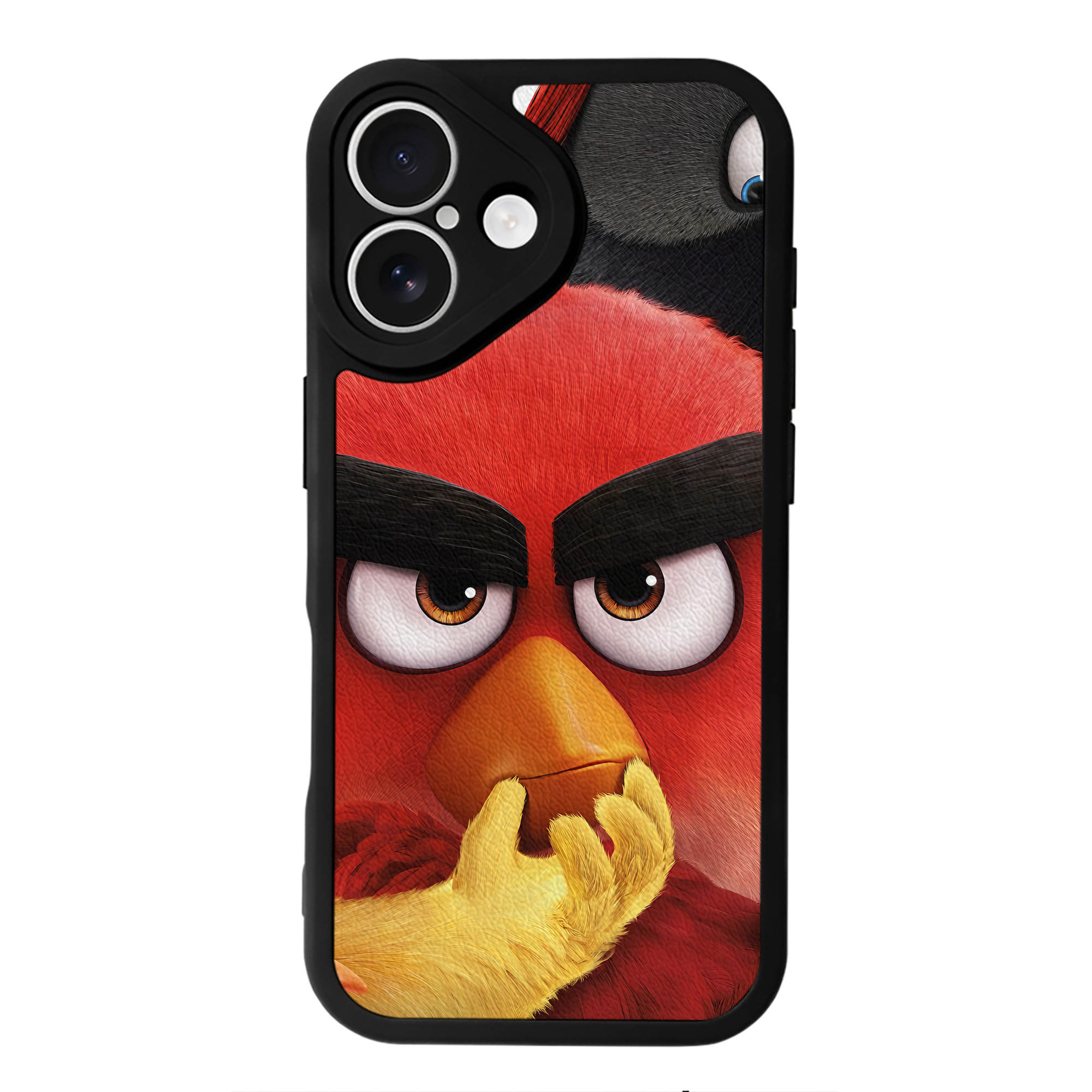 （画像用） Angry Birds アングリーバード 【iPhone 16シリーズ対応】シリコンスマホケース（レザー調） 材質：シリコン
